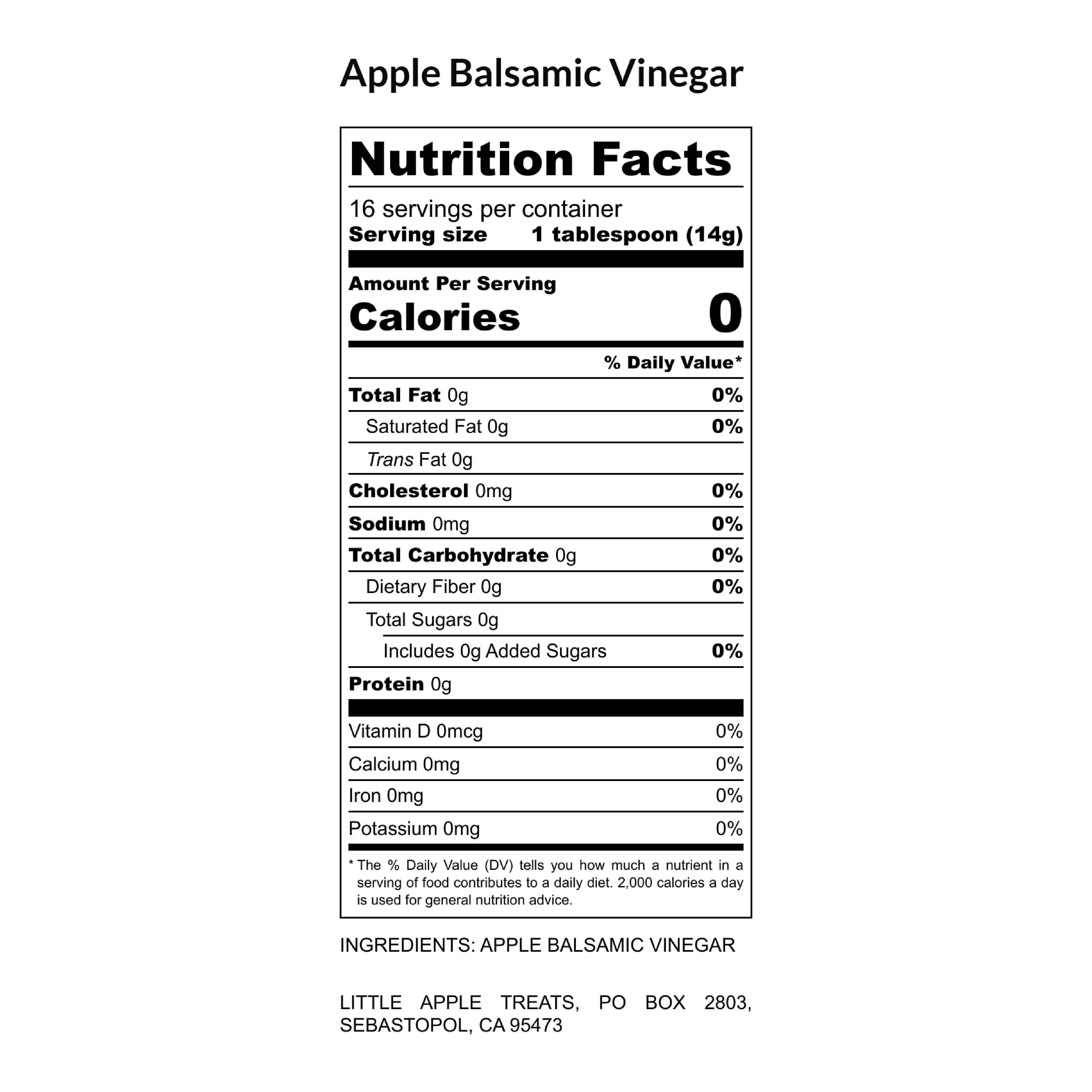 Apple Balsamic Vinegar