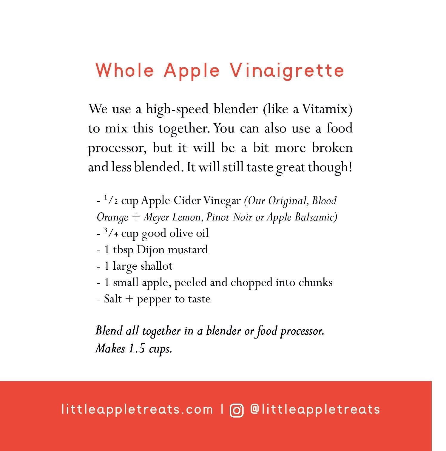 Super-Fan Size Apple Cider Vinegar with Turmeric-Little Apple Treats